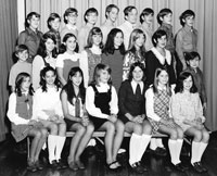 Maxine League's 7th-grade (1970-'71) homeroom